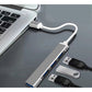 Aluminium Shell Portable 4 Ports USB 3.0 Adapter