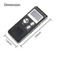 8GB Mini Digital Voice Recorder – Professional Rechargeable Device with One-Touch Recording & MP3 Playback