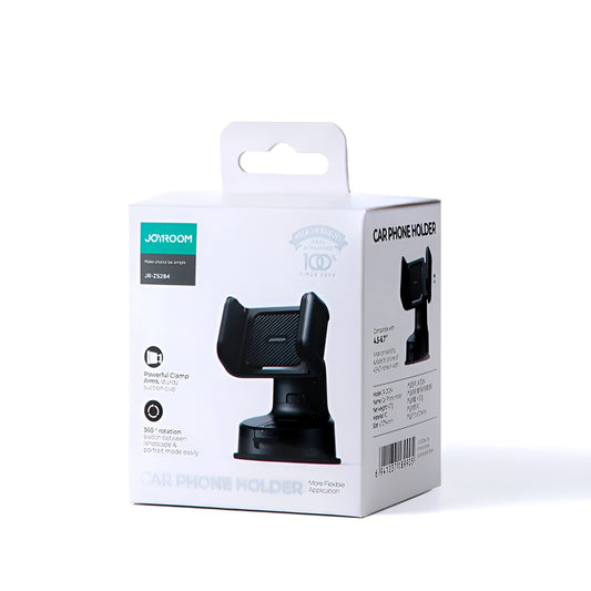 JR-ZS284 Joyroom Car Phone Holder with Sturdy Suction Cup and 360° Rotation