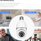 960P Panoramic Wifi Wireless Bulb IP Camera 360 Degree Night Vision TF Card Recording