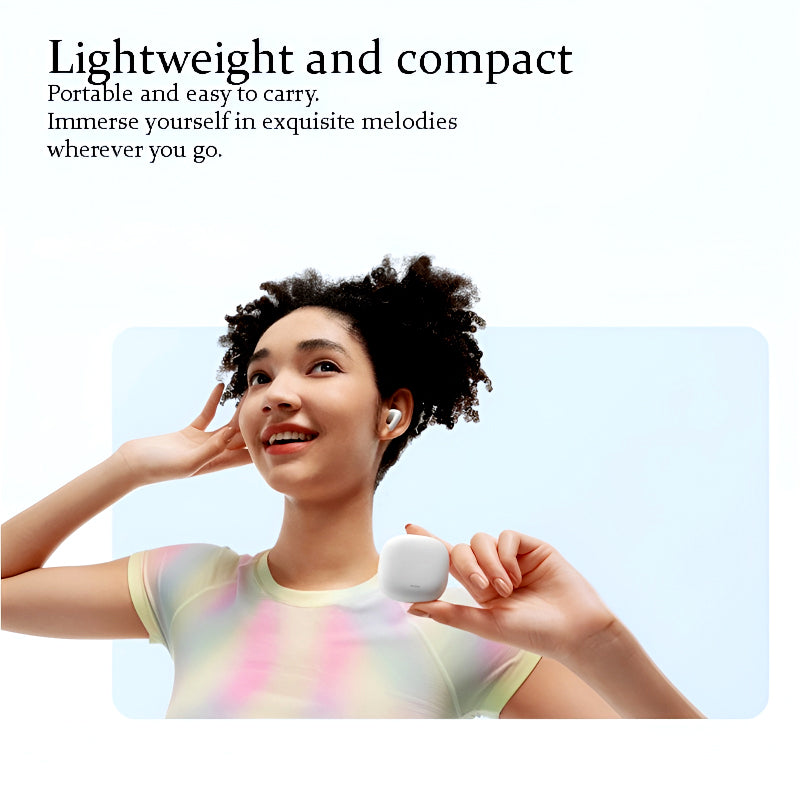 Redmi Buds 6 Lite Lightweight and Compact Earbuds with Bluetooth 5.3 Dual-Mic AI Noise Reduction and Ultra-Long Battery Life