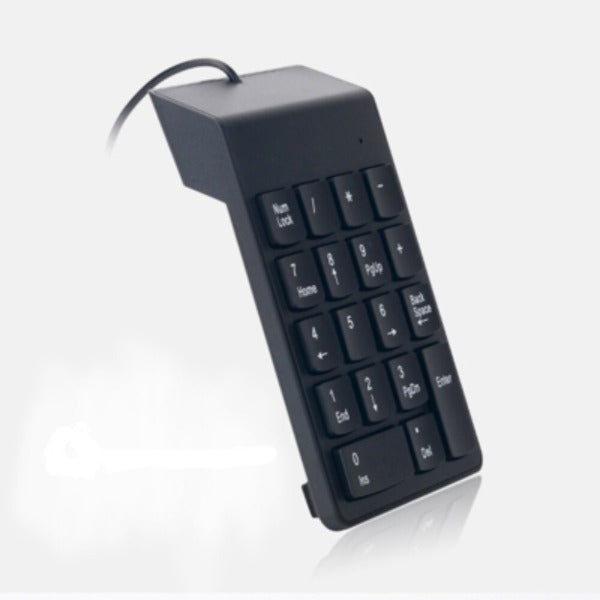 USB Number Portable Mini Keypad 18 Key For Laptop PC Notebook Desktop