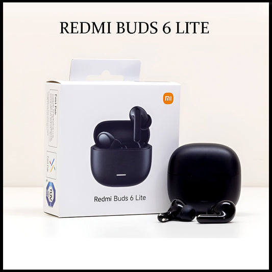 Redmi Buds 6 Lite Lightweight and Compact Earbuds with Bluetooth 5.3 Dual-Mic AI Noise Reduction and Ultra-Long Battery Life