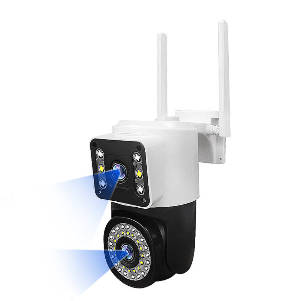 V380PR0 4K ULTRA HD Dual Lens Wifi PTZ Camera with Night Vision, Two-Way Audio, and AI Human Motion Tracking for Comprehensive Surveillance