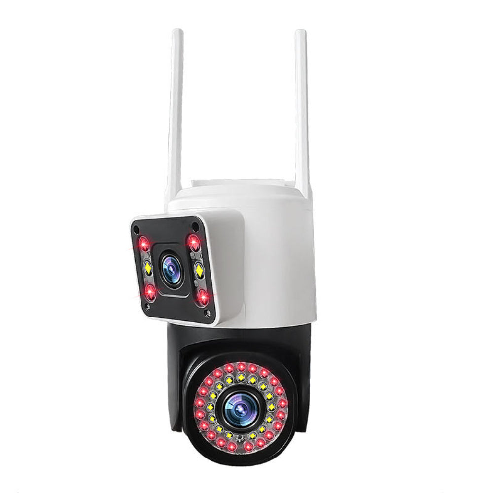 V380PR0 4K ULTRA HD Dual Lens Wifi PTZ Camera with Night Vision, Two-Way Audio, and AI Human Motion Tracking for Comprehensive Surveillance