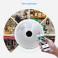 960P Panoramic Wifi Wireless Bulb IP Camera 360 Degree Night Vision TF Card Recording