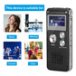 8GB Mini Digital Voice Recorder – Professional Rechargeable Device with One-Touch Recording & MP3 Playback