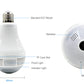 960P Panoramic Wifi Wireless Bulb IP Camera 360 Degree Night Vision TF Card Recording