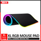 RGB-01 XL Size Soft Microfiber Surface Gaming Mousepad With 14-Color RGB Lighting