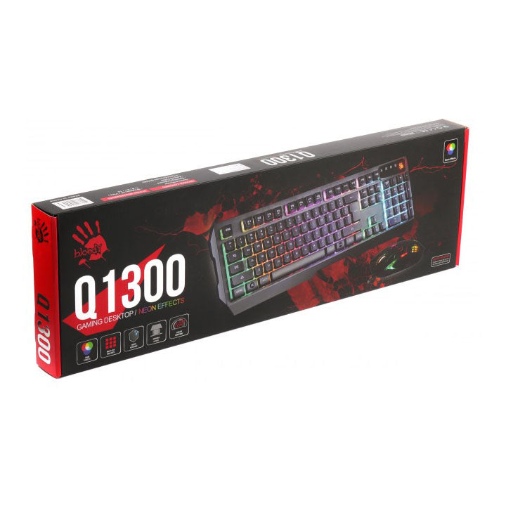 Bloody Q1300 Illuminate Gaming Keyboard & Mouse Combo