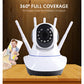 Intelligent 1080P HD WiFi 5 Antenna IP Camera with Night Vision, Smart Auto-Tracking, and Remote Access Baby Monitoring