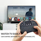 3 Colors Backlit Mini Wireless Keyboard 2.4ghz With Touchpad Remote Control