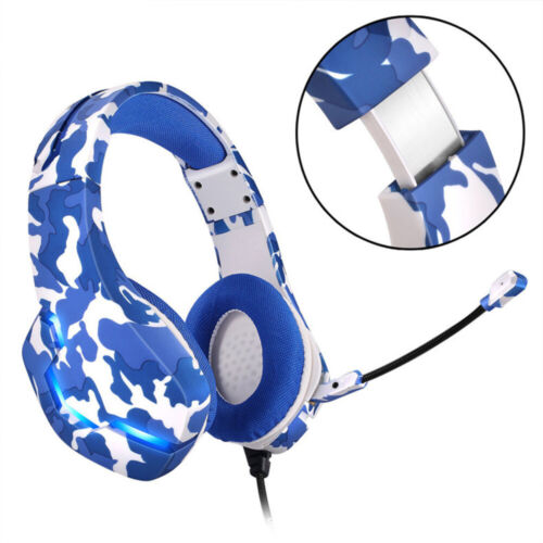 J10 Gaming Headphones Gaming Headset Ultra Flexible Led Stereo Surround Headphone