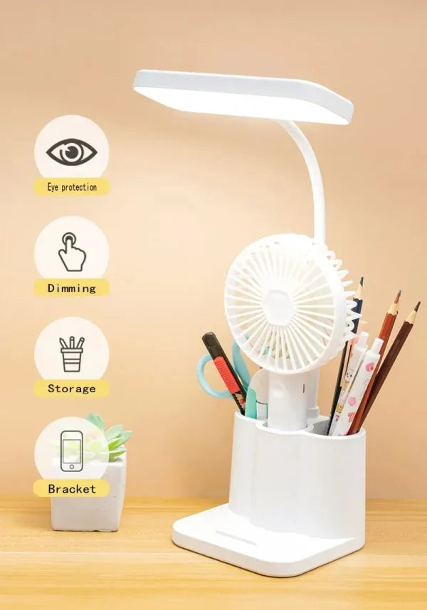 Led Learning Dormitory Bedroom Bedside Reading Night Light Table Lamp