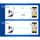 Intelligent 1080P HD WiFi 5 Antenna IP Camera with Night Vision, Smart Auto-Tracking, and Remote Access Baby Monitoring