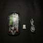 Rgb Wireless Transparent Mouse Dual-mode Rechargeable Mouse With Led Lights