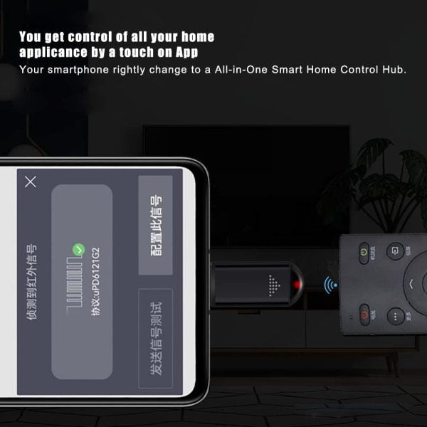 Universal Smart Remote Control Connector Ir Controller Adapter Usb-c Infrared Blaster Control For Android Phone