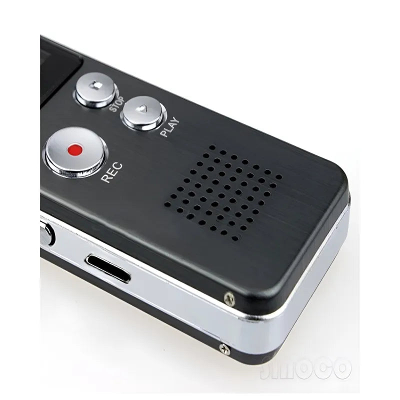 8GB Mini Digital Voice Recorder – Professional Rechargeable Device with One-Touch Recording & MP3 Playback