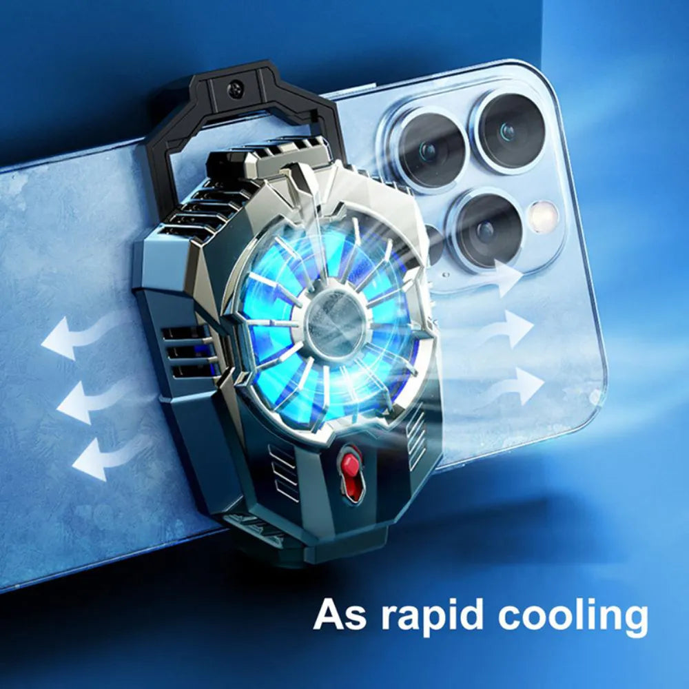 X20 Phone Cooler Air Cooler Fan For Mobile Phone Fast Cooling RGB Cooling Pad For Smartphone