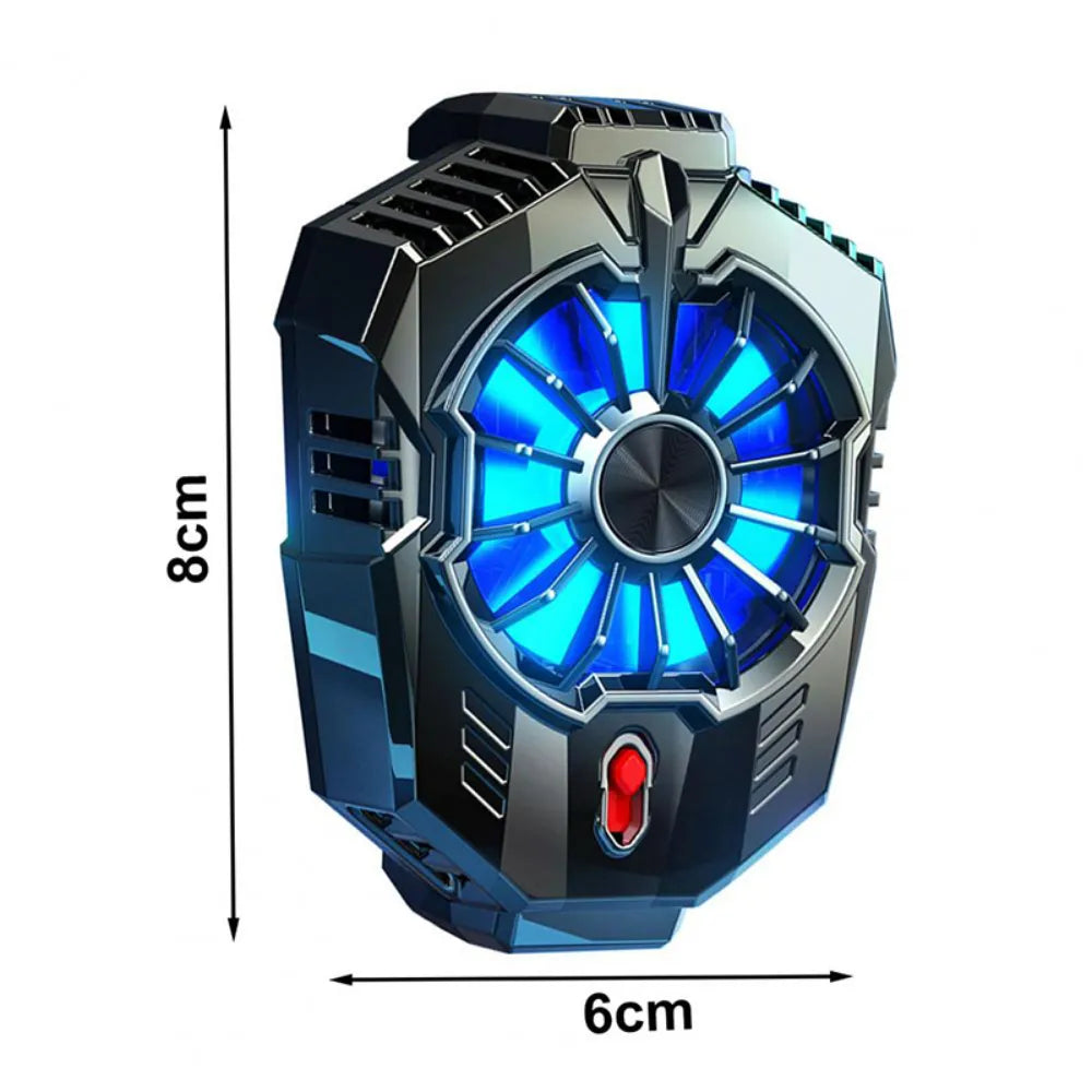 X20 Phone Cooler Air Cooler Fan For Mobile Phone Fast Cooling RGB Cooling Pad For Smartphone